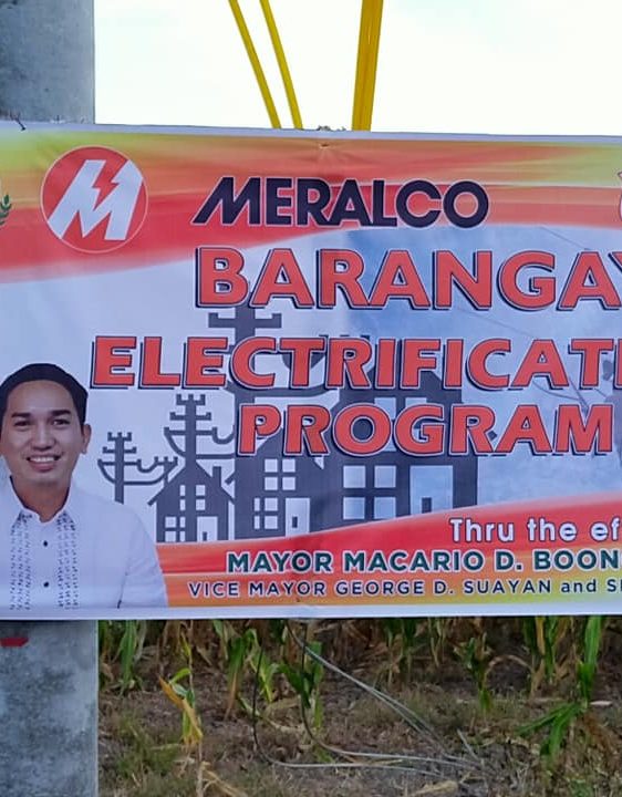 Barangay Electrification Program The Official Website Of The Municipality Of Candelaria Quezon